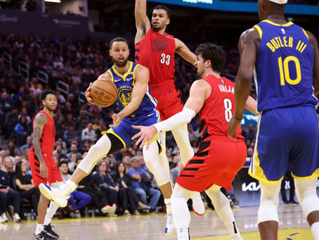 Curry, Butler spark Warriors past Blazers for 5th straight win