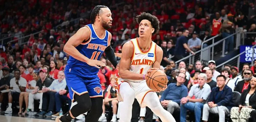 NBA: Hawks fend off Knicks, Raptors pull away from Cavs to cut deficit