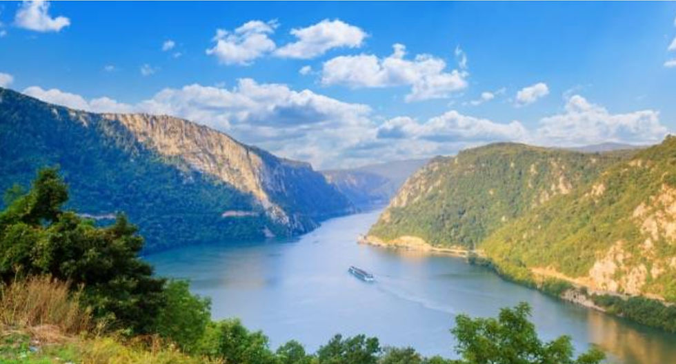 80 Vessels Queue to Enter the Danube