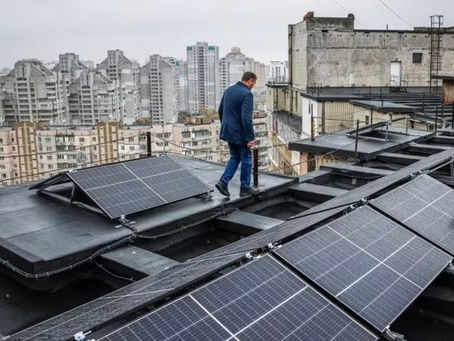 Ukrainians find new energy sources to beat blackouts as winter arrives