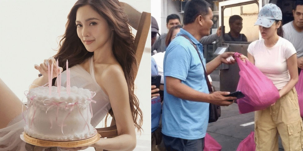 Kim Chiu celebrates birthday by giving free gas, groceries to drivers