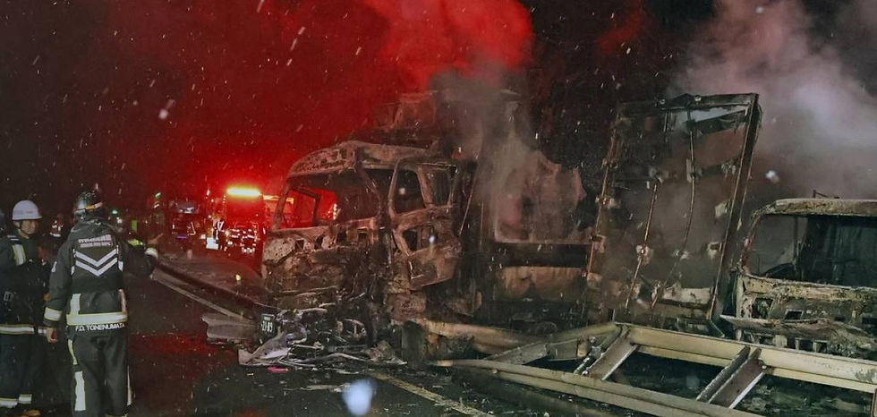 Massive crash on Japan highway kills 2, injures 26