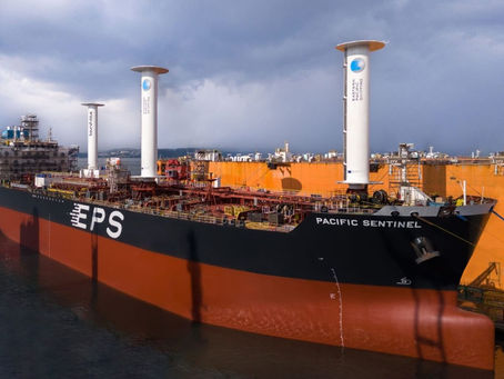 Three bound4blue eSAILs installed on EPS’ tanker