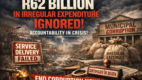 Public Interest SA Condemns Persistent Municipal Financial Misconduct as Billions in Irregular Expenditure Go Uninvestigated