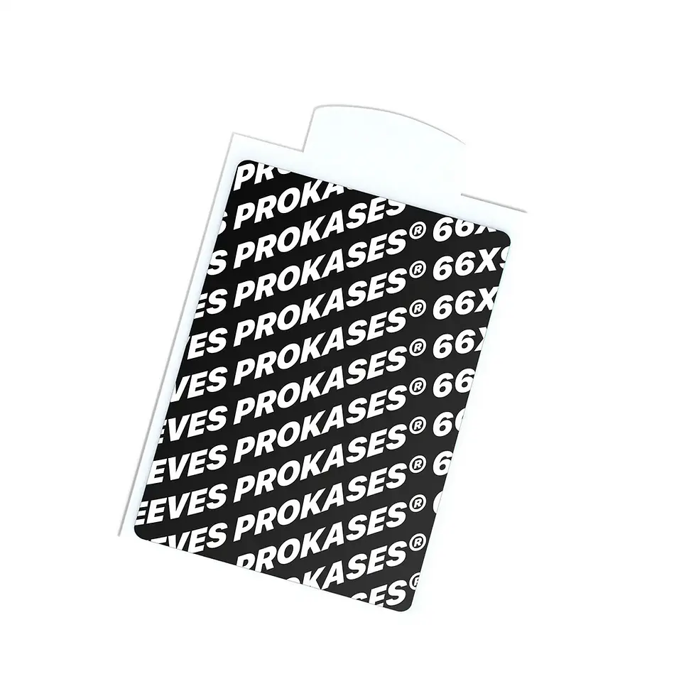 Sleeves Transparentes x50 Premium (Avec Languettes) : Pro Kases