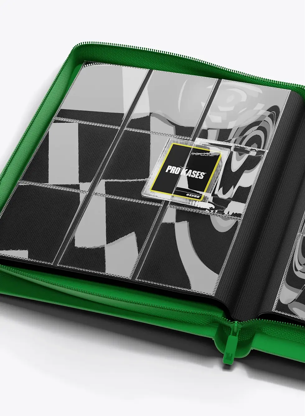 Miniature : Binder  : Classeur Pour Top Loader 288 cartes Zip Vert : Pro KASES