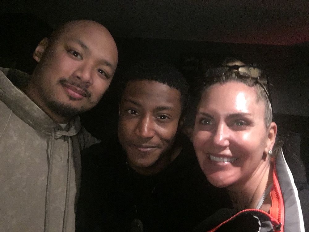 Audio Engineer Kyle Arizabal, Vocalist J.Mal, & Tina Setzer