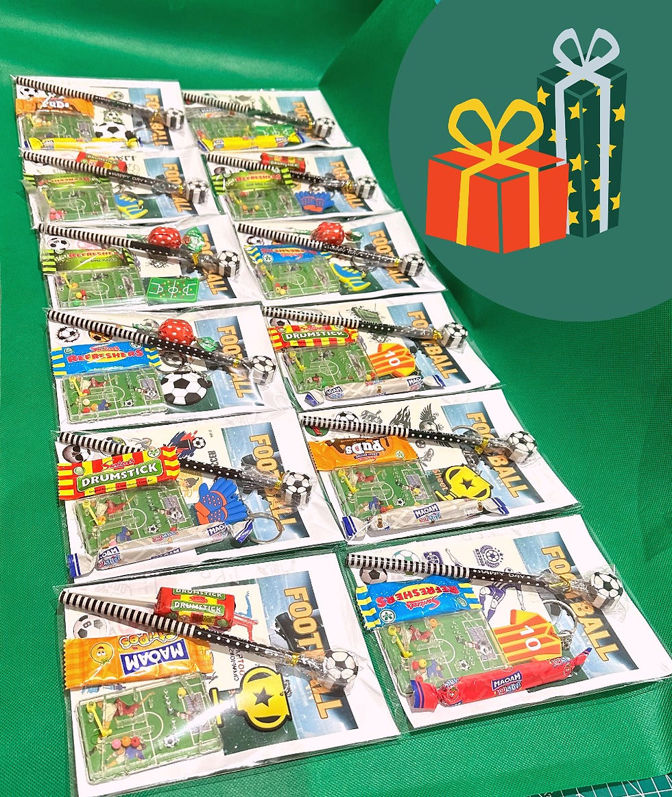 Thumbnail: Football Fan Pre Filled Party Bags