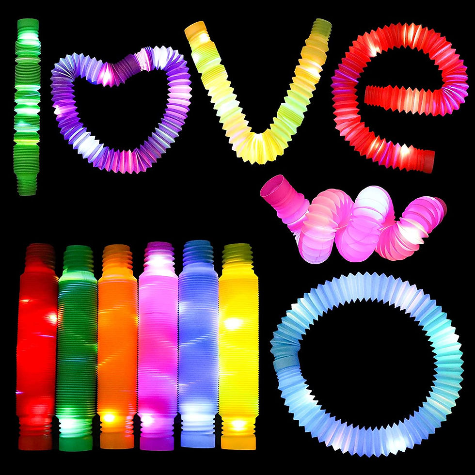 Thumbnail: LED Fidget Tube Party Favor (6/12 Pcs)