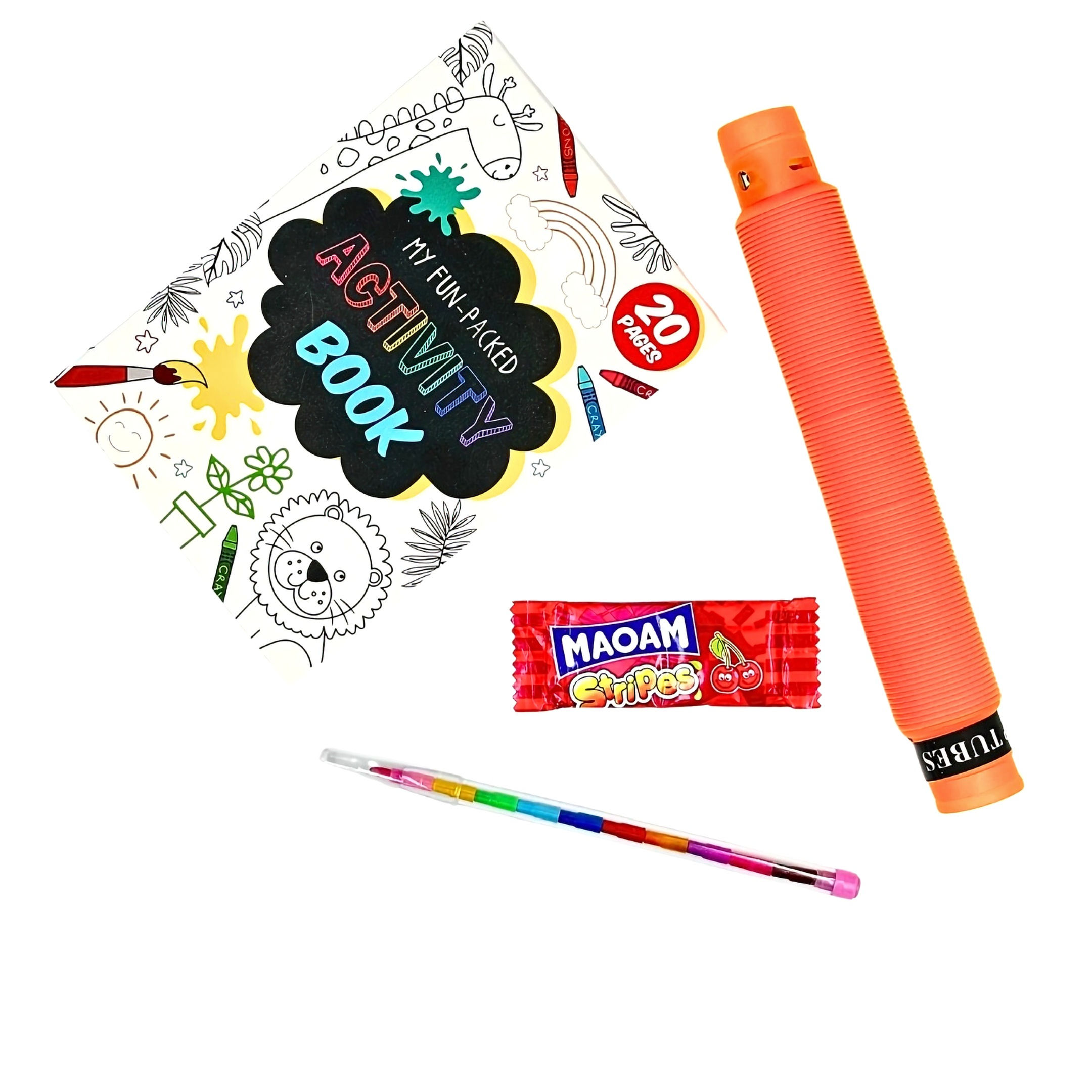 LED Tube Pre Filled Fidget Party Bags