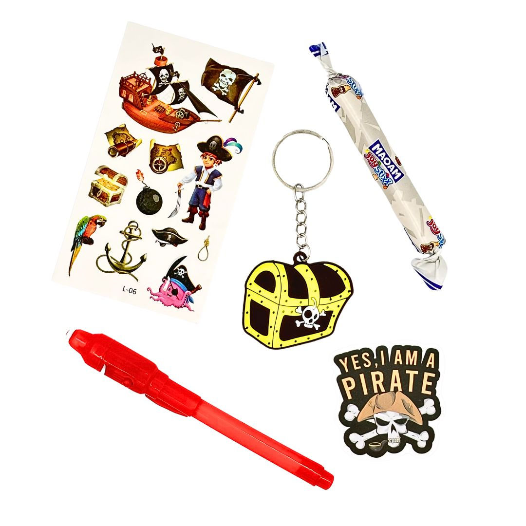 Pirate Premium Pre Filled Party Bag contents