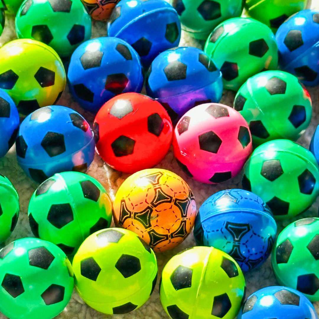 Football bouncy balls