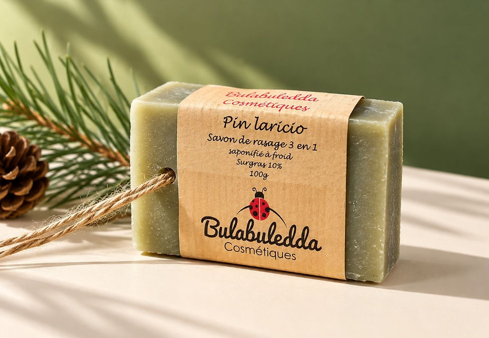 savon de rasage corse au pin laricio, terra di natura