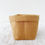 Miniature : panière en tissu double gaze pour accessoires réutilisables et zéro déchet couleur camel, terra di natura