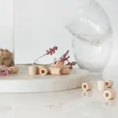 perles de céramique roses du japon