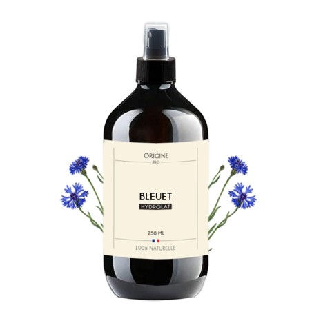 hydrolat de bleuet bio pour les yeux fatigués anti cernes naturel, terra di natura