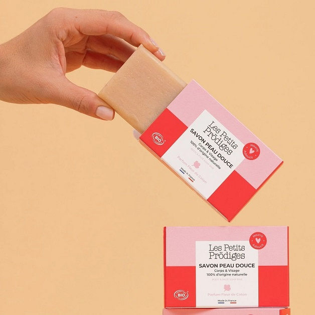 savon naturel peau douce fleur de coton tous type de peau, terra di natura