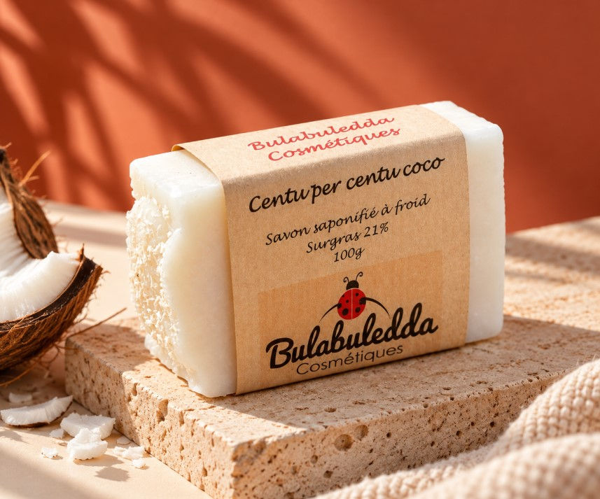 savon naturel 100% huile de coco, terra di natura