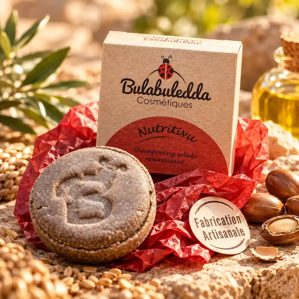 shampoing solide corse nutritivu, terra di natura