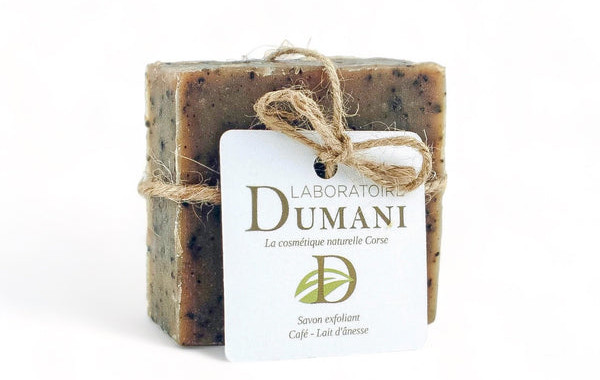 savon exfoliant lait d'ânesse et café, terra di natura