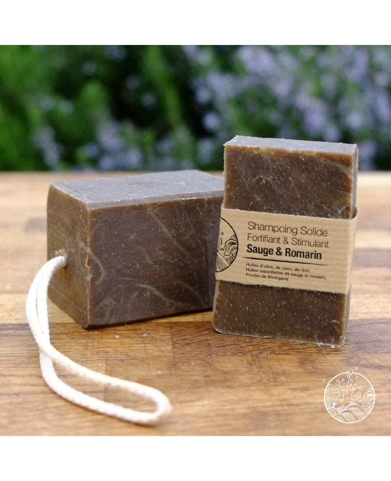 shampoing ayurvédique fortifiant à la sauge et romarin, terra di natura ajaccio