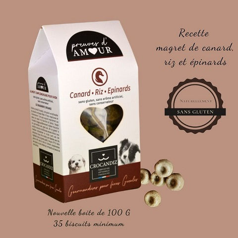 Friandises naturelles pour petit et grand chien au canard, terra di natura
