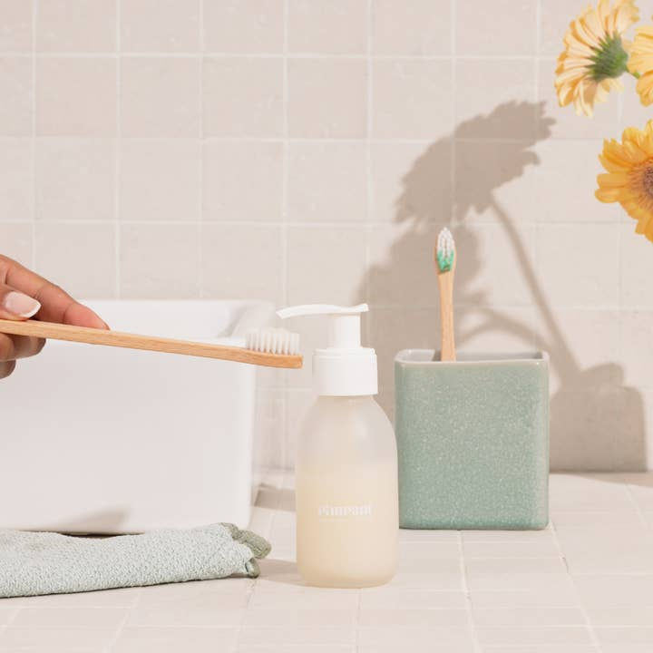 Miniature : Distributeur de dentifrice en verre sécurisé, terra di natura