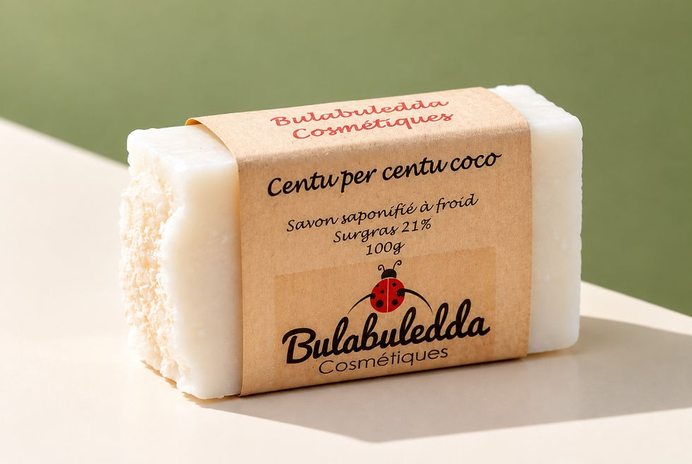 savon corse à l'huile de coco, terra di natura
