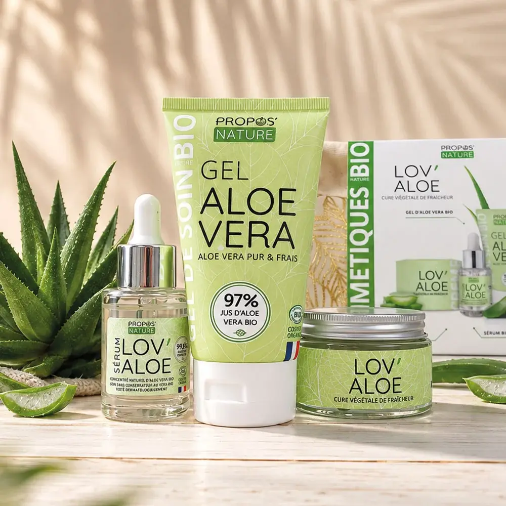routine visage hydratante aloe vera, terra di natura