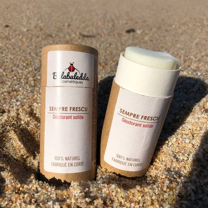 Déodorant solide naturel fabriqué artisanalement en corse, terra di natura