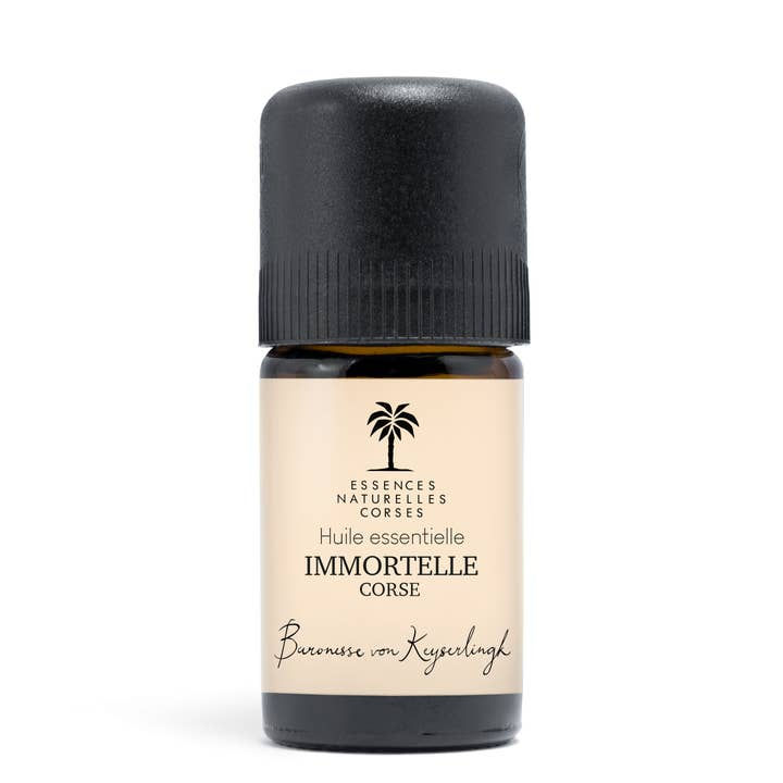 huile essentielle immortelle corse pure pour soigner les coups et la peau, terra di natura