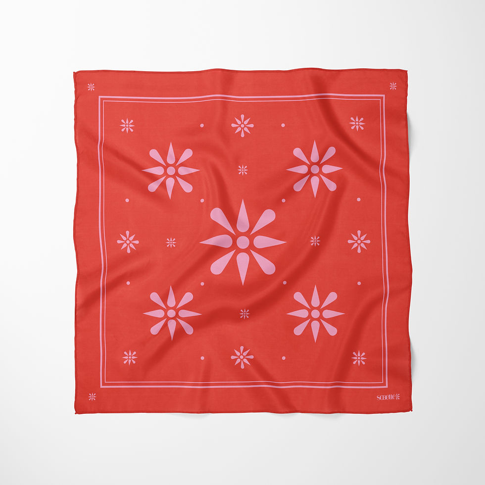 Flocon de Neige - Petit Foulard 43x43