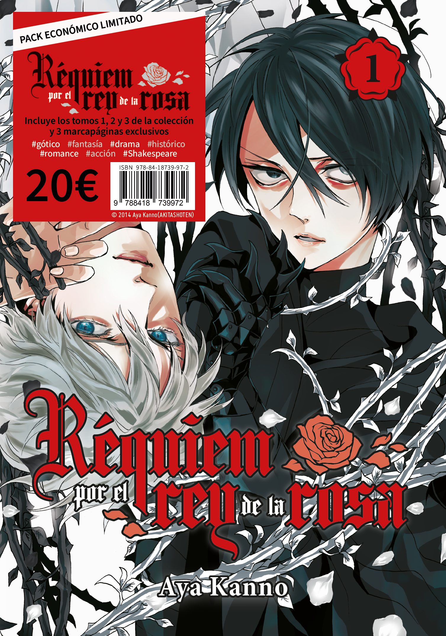 [PREORDER] PACK Réquiem por el rey de la rosa vol. 1, 2 y 3