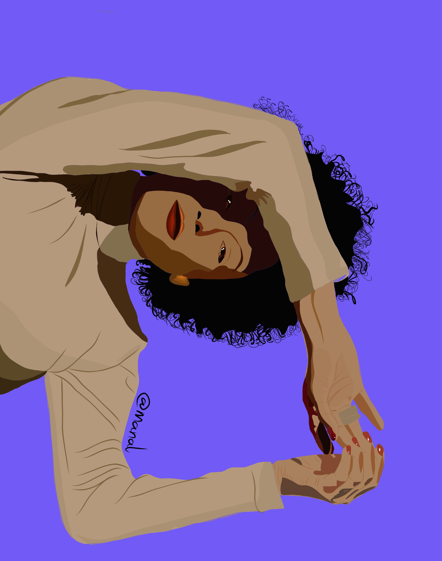 Vector Portrait Poster