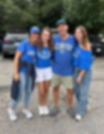 Chris Hyde and his Family. Chris is the lead salesman for Precision Exteriors