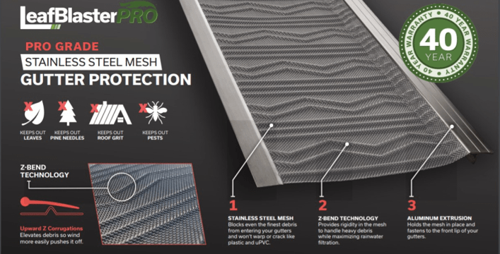 leaf blaster pro gutter guard