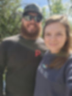 This is Levi and his wife April. Levi is a site supervisor for Precision Exteriors