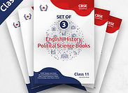 CBSE Class 11 Book Set: English, History, Political Science