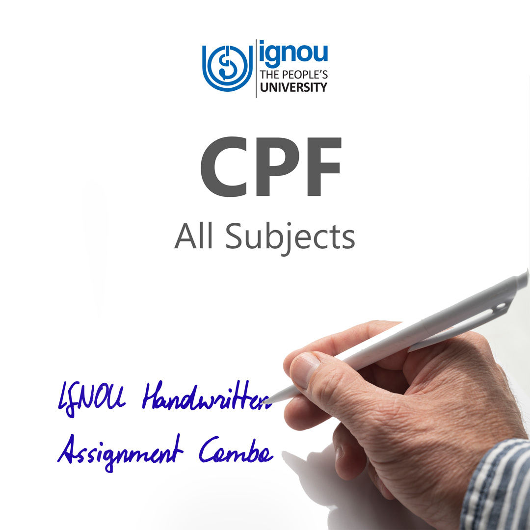 CPF IGNOU Handwritten Assignment Combo (2025-26)