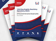 NIOS Simplified: 12th Eng, DEO, Maths AI-Powered Interactive Study Guides