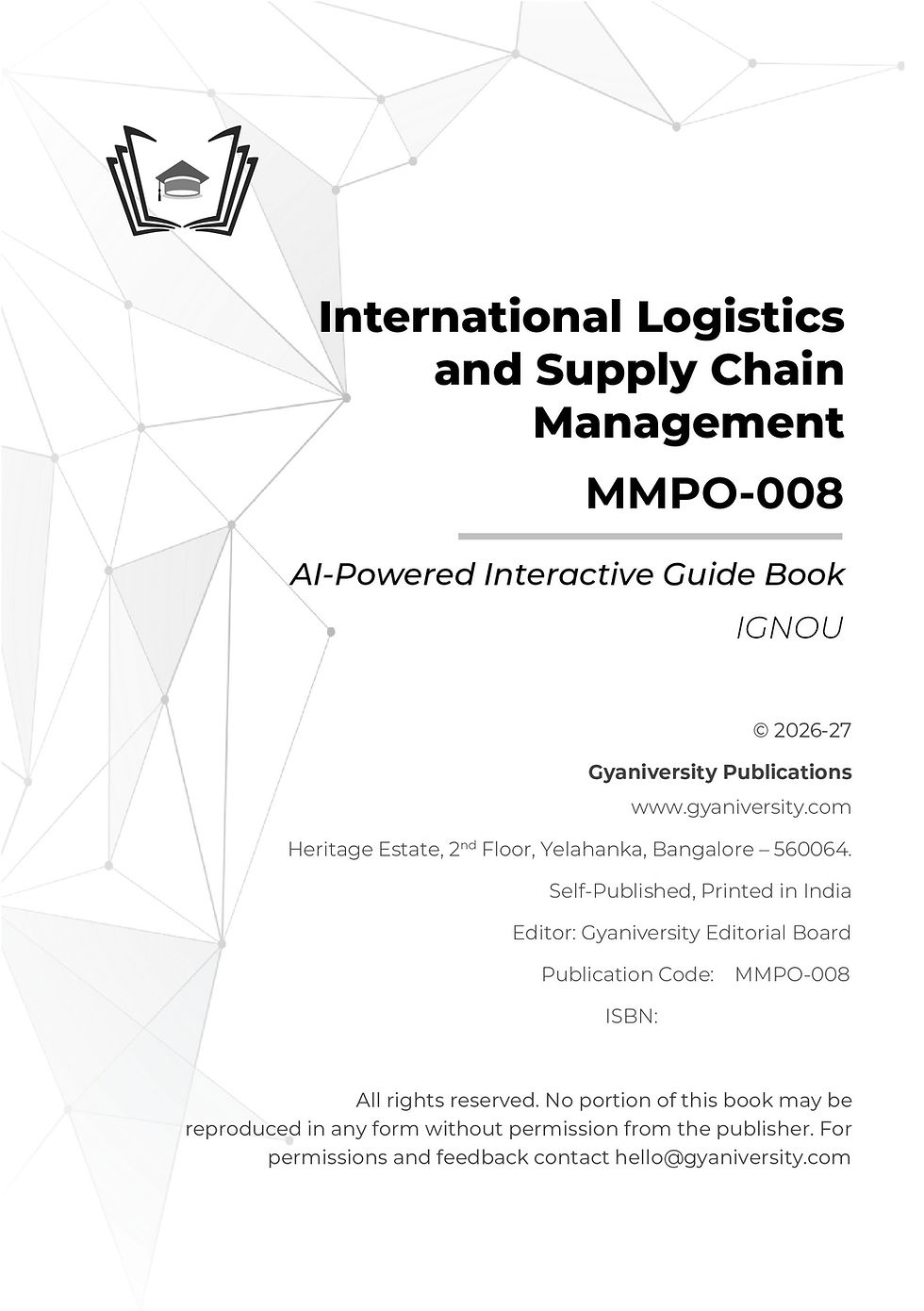 Thumbnail: IGNOU Insight: International Logistics an.. | MMPO-008 | Interactive Study Guide