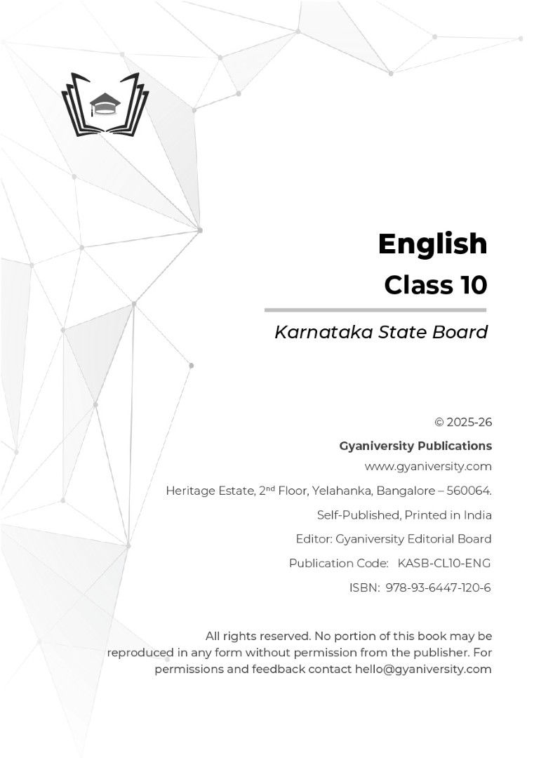 Thumbnail: Karnataka State Board Simplified: Class 10 English Interactive Study Guide Book