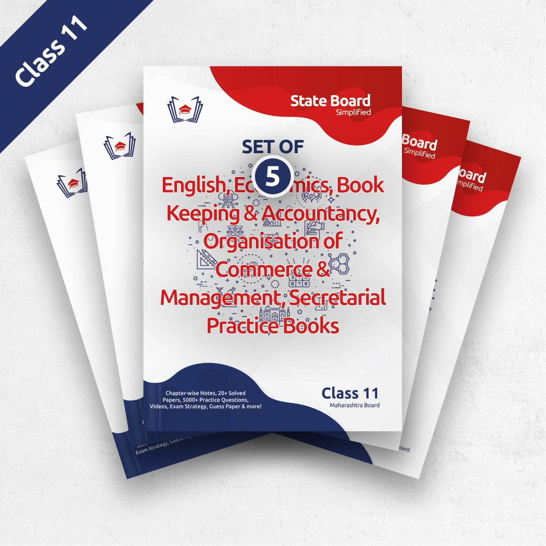 Maharashtra Board Class 11 Books: Eng, Econ, BKA, OCM, Sec Prac