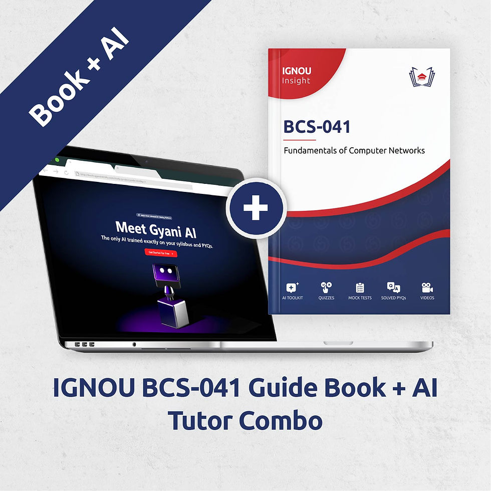 Thumbnail: IGNOU Insight: Fundamentals of Computer Ne.. | BCS-041 | Interactive Study Guide