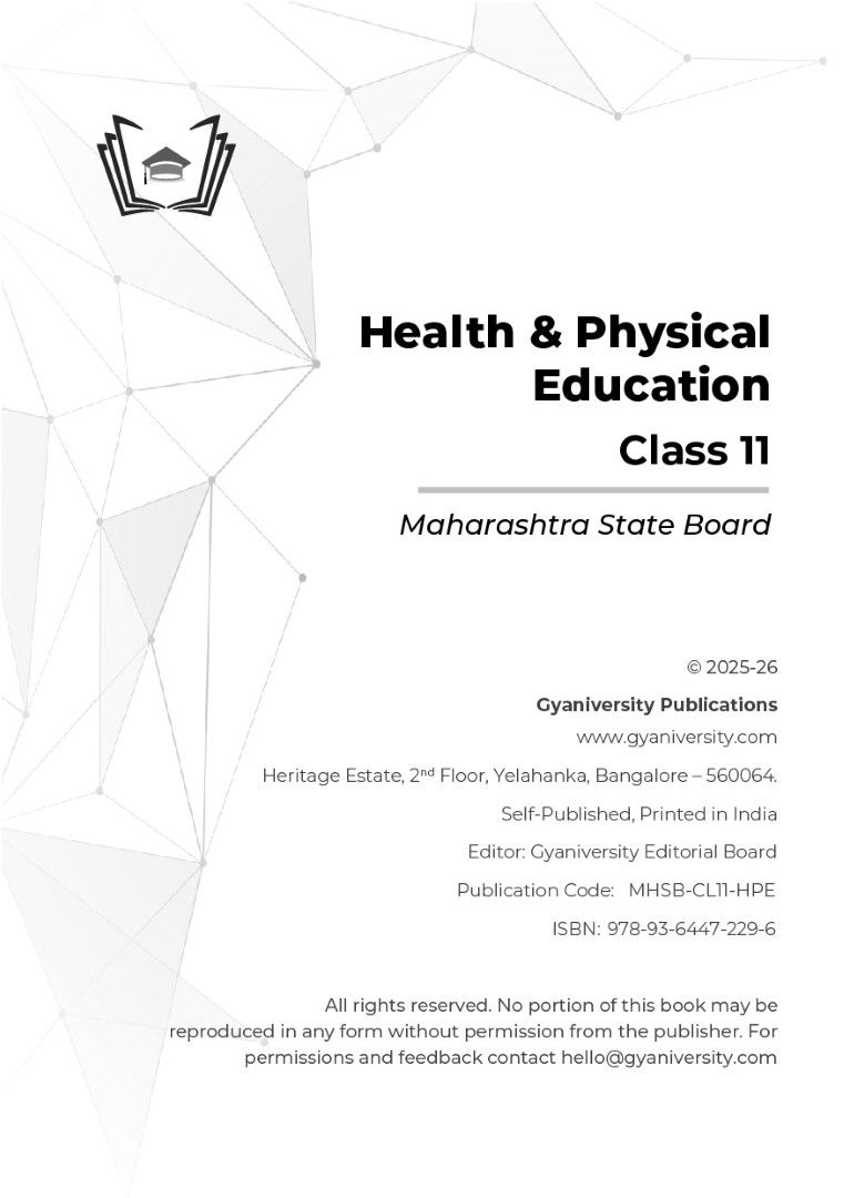 Thumbnail: Maharashtra State Board Simplified: Health & Physical Education (Class 11 Book)