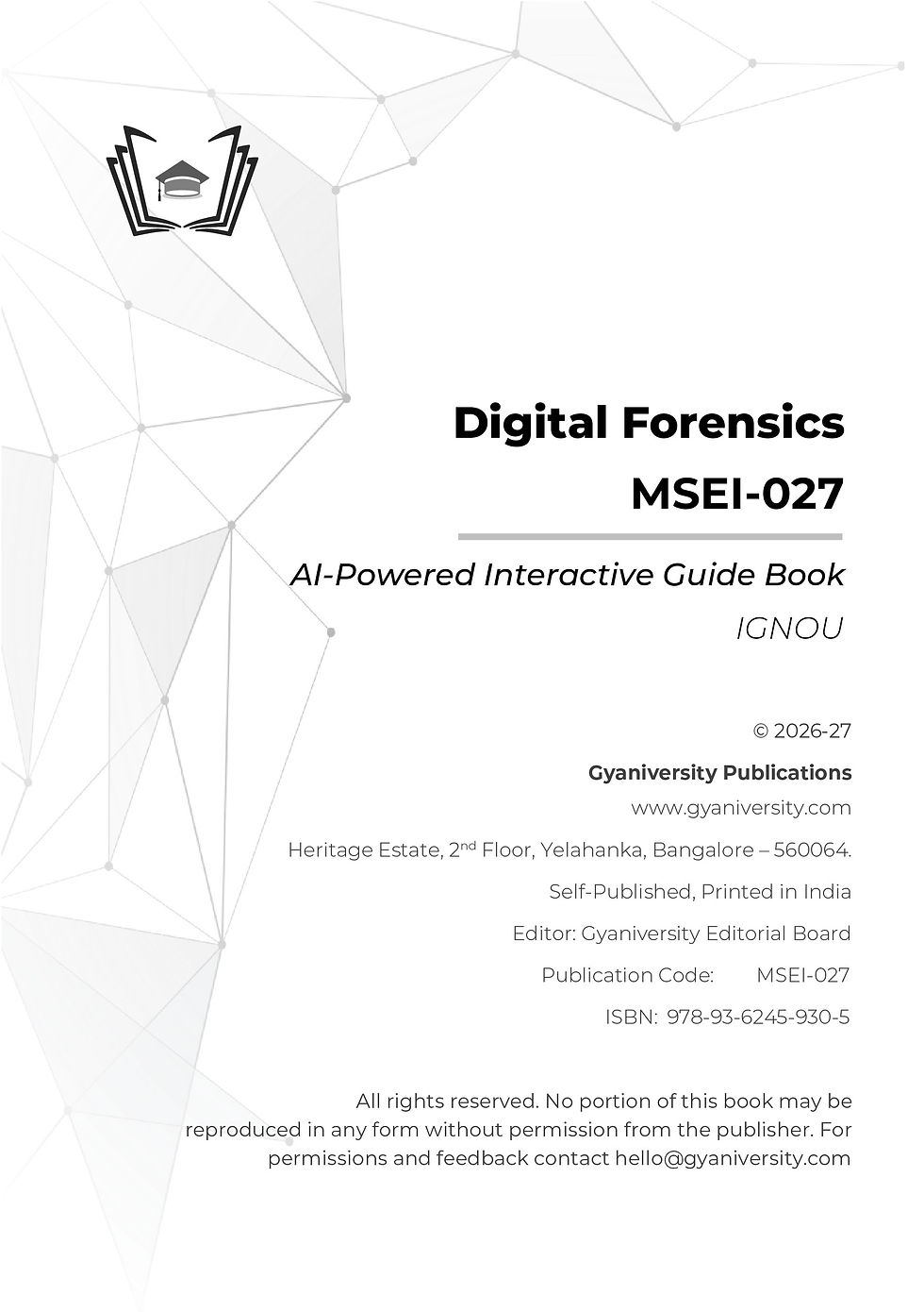 Thumbnail: IGNOU Insight: Digital Forensics | MSEI-027 | AI-Powered Interactive Study Guide
