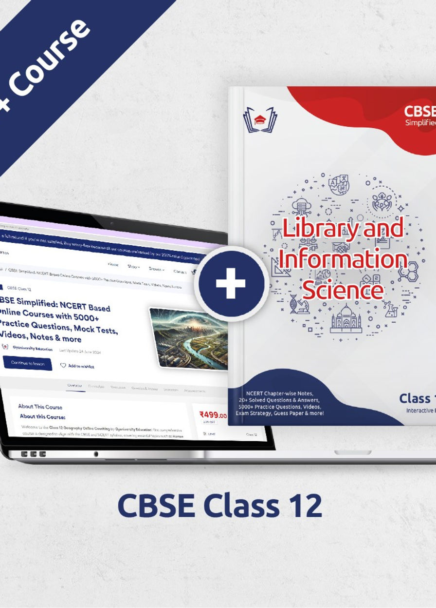 Thumbnail: CBSE Simplified: Library and Information Science (Class 12 Interactive Book)