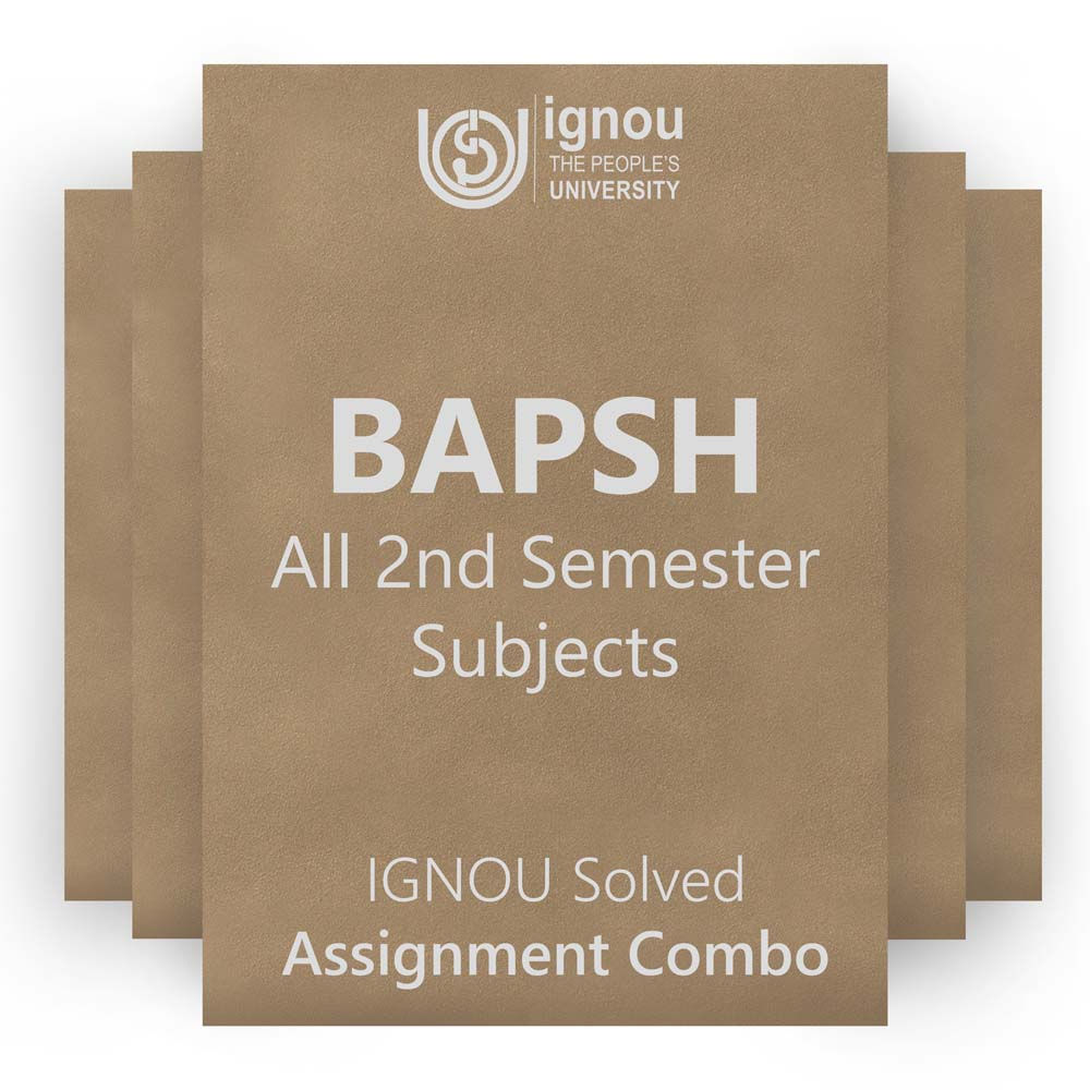 BAPSH 2nd Semester Solved Assignment Combo (2023-24)