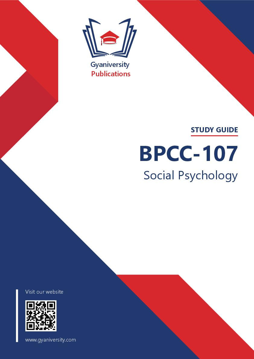 Thumbnail: BPCC-107: Social Psychology (IGNOU Guide Book)