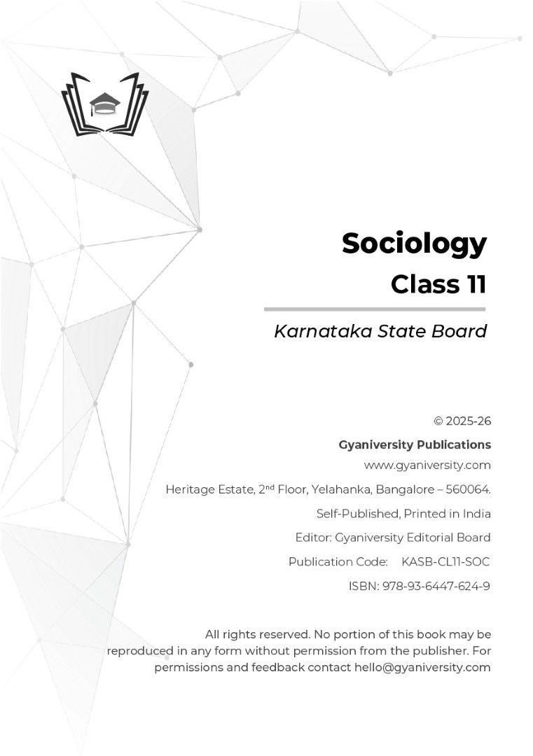 Thumbnail: Karnataka State Board Simplified: Class 11 Sociology Study Guide Book